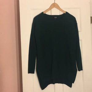 Dark Green Long Sweater XS